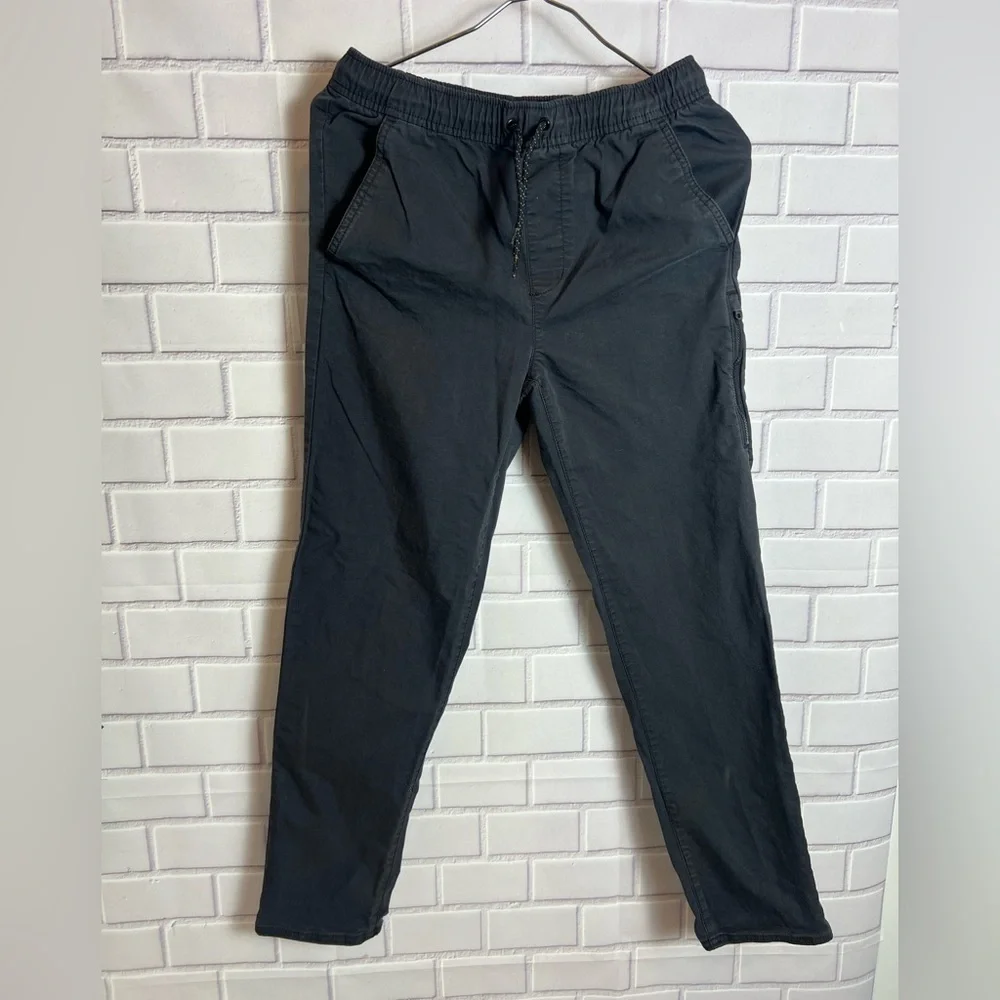 OLD NAVY boys Black Cargo Jogger casual Pants/size XL
